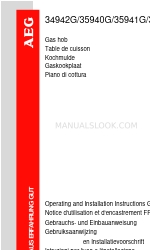 AEG 35941G Instrukcja obsługi i instalacji