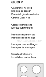 AEG 60000 M Manual de operação e instalação