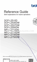 Brother MFC-L2730DW Referentiehandleiding