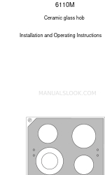 AEG 6110M Installation And Operating Instructions Manual