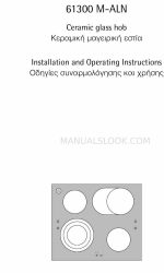 AEG 61300 M-ALN Installation And Operating Instructions Manual