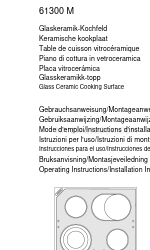 AEG 61300M Bedienings- en installatiehandleiding