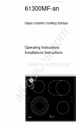 AEG 61300MF-an Operating And Installation Instructions