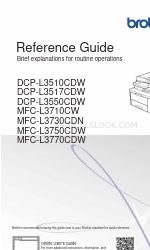 Brother MFC-L3710CW Referentiehandleiding