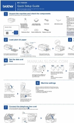 Brother MFC-T4500DW Handleiding voor snelle installatie