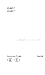 AEG 65402 G Instruction Booklet