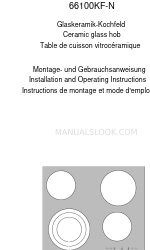 AEG 66100KF-N Installation And Operating Instructions Manual