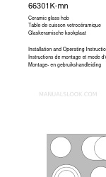 AEG 6630 K-MN Installation And Operating Instructions Manual