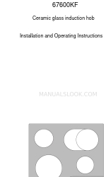 AEG 67600KF Installation And Operating Instructions Manual