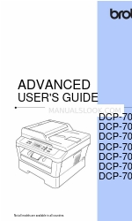 Brother DCP-7055W Benutzerhandbuch für Fortgeschrittene