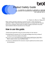 Brother DCP-9020CDN Product Safety Manual