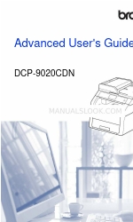 Brother DCP-9020CDN Advanced User's Manual