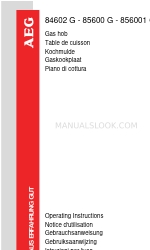 AEG 85600 G Manual de instrucciones