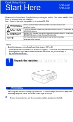 Brother DCP-J105 Schnellstart-Handbuch