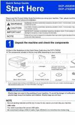 Brother DCP-J752DW Quick Setup Manual