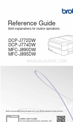 Brother DCP-J774DW Руководство