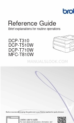 Brother DCP-T310 リファレンス・マニュアル
