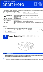 Brother DCP-T700W クイック・スタート・マニュアル