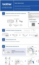 Brother DCP-T720DW Quick Setup Manual