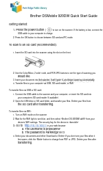 Brother DSMobile 920DW Schnellstart-Handbuch