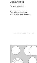 AEG C65301KF-n Kurulum ve Kullanım Talimatları Kılavuzu