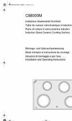 AEG C88000M Installation And Operating Instructions Manual