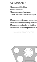 AEG C91900KFE Manual de instrucciones de instalación y funcionamiento