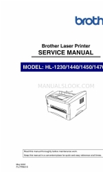 Brother HL-1230 Service Manual