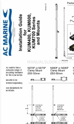 AC MARINE KUM400 Series Installationshandbuch