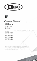 AC Pro ACAT24F/NaA Owner's Manual