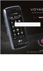 LG VX10000  Voyager Hızlı Başlangıç Kılavuzu