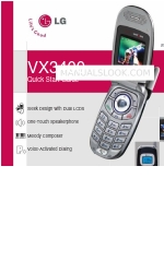 LG VX3400 Посібник із швидкого старту