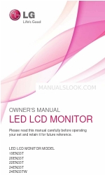 LG 19EN33T Owner's Manual