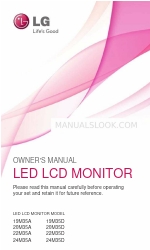 LG 19M35A-B Owner's Manual