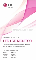 LG 19M35D Owner's Manual