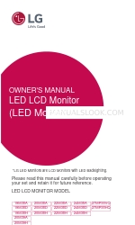 LG 19M38H Owner's Manual