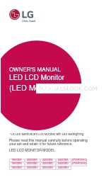 LG 19M38H Owner's Manual