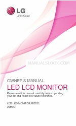 LG 20M35P Owner's Manual