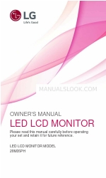 LG 20M35PH Owner's Manual