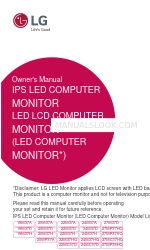 LG 20M37H Manuale d'uso