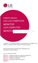 LG 20MK420H Owner's Manual