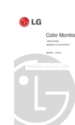 LG 216SC User Manual