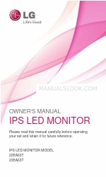 LG 22EA63T Owner's Manual