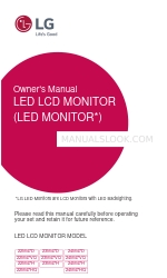 LG 22M47VQ-P Owner's Manual