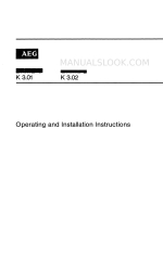 AEG K 3.02 Instruções de utilização e de instalação
