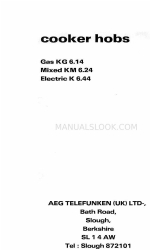 AEG U05011 electric k 6.44 Manuale d'uso