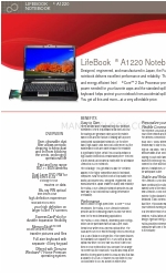 Fujitsu A1220 - LifeBook - Core 2 Duo 2.2 GHz Specyfikacje