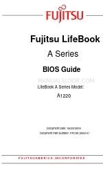 Fujitsu A1220 - LifeBook - Core 2 Duo 2.2 GHz Bios Manual