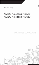 Fujitsu AMILO Notebook Pi 3660 Instrukcja konfiguracji