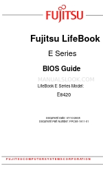 Fujitsu E8420 - LifeBook - Core 2 Duo 2.26 GHz Panduan Bios